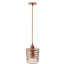 Image of Modern Rose Gold Metal Pendant Light Chandelier Ceiling Lamp Shade Fixture