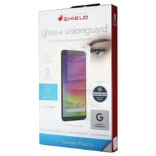 Image of ZAGG InvisibleShield Tempered Glass+ VisionGuard for Google Pixel 3 - Clear