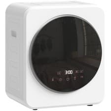 Image of HOMCOM 800W Compact Dryer Machine, 4kg Small Vented Tumble Dryer, White