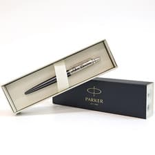 Image of PERSONALISED ENGRAVED PARKER BLACK BALL POINT PEN -CHRISTMAS GIFT