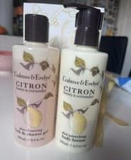 Image of Crabtree & Evelyn Citron Honey Coriander Body LOTION and Body WASH 250ml