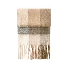 Image of Beechfield Checkered Fluffy Scarf  PC7864