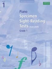 Image of Piano Specimen Sight-Reading Tests, Grade 1 (Sheet music)