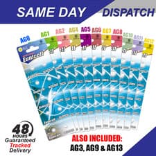 Image of AG0 AG1 AG2 AG3 AG4 AG5 AG6 AG7 AG8 AG9 AG10 AG11 AG12 AG13 Batteries Eunicell