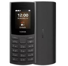 Image of Nokia 105 Mobile 2024 Model Phone SIM-Free Unlocked Dual SIM Black Genuin UK