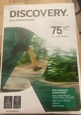 Image of Discovery A4 Printer Paper 75gsm- White Copy Copier 500 Sheets Ream