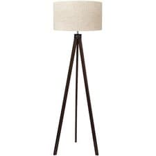 Image of LEPOWER Wood Tripod Floor Lamp, Mid Century Standing Lamp, Modern Design