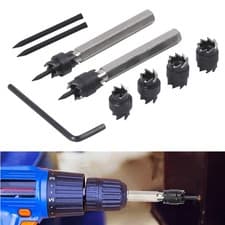 Image of 9pcs HSS Spot Weld Cutter Set 8mm & 9.5mm Removal Drill Bit Tool Kit 3/8" 5/16"