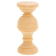 Image of Unpainted Wood Baluster Stair Banister Railing Indoor Deck Balusters Spindles