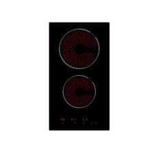 Image of Cookology Essentials 30cm 2 Zone Ceramic Domino Hob Black Touch Control Plug In