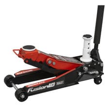 Image of Sealey Trolley Jack 2/3 Tonne Low Profile/High Lift with Rocket Lift 3200LEHL