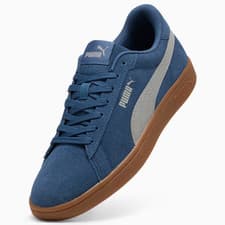 Image of PUMA SOFTFOAM BNIB Mens Shoes SMASH 3.0 Dark Indigo -Grey UK 9 / 43
