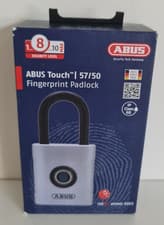 Image of NEW - Abus 57/50 50mm Touch Fingerprint Padlock - Keyless - IP66 & IP68