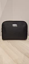 Image of Hugo Boss Parfums Mens Toiletry Wash Bag / Travel Pouch Black Brand New