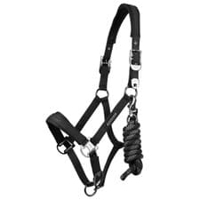 Image of Premier Equine Duco Padded Head Collar with Lead Rope - Range Of Colours/Sizes