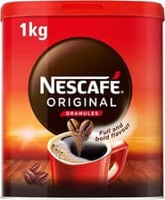 Image of Nescafe Original Instant Coffee Granules 1kg Tin - Approx 555 Cups