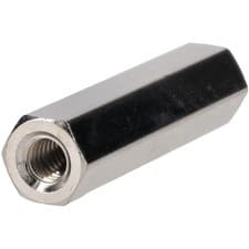 Image of R-TECH Hex Threaded F-F Spacers Brass M4 30mm - Pack Of 25