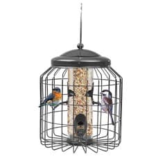 Image of Squirrel Proof Hanging Bird Seed Feeder Heavy Duty Garden Wild Birds