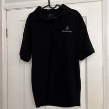 Image of MERCEDES BENZ - POLO SHIRT - S - BLACK NEW