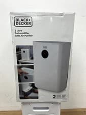Image of BLACK+DECKER BXEH60002GB 2L Dehumidifier - White (Read Description)