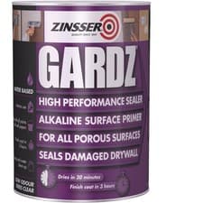 Image of Zinsser GS500 Gardz Sealer Primer 500ml - Deep Penetrating Waterproof Solution