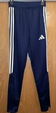 Image of Adidas Men's Classic Tracksuit Bottoms, Size XS, Navy Blue, Brand New With Tags