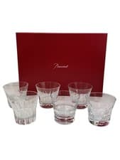 Image of baccarat Everyday Classic 6 tumblers BIBA ETNA VEGA ROSA STELLA BELUGA with box
