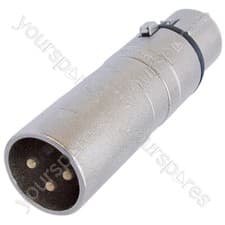 Image of Neutrik NA3FM 3 Pin XLR Female to 3 Pin XLR Male Adaptor
