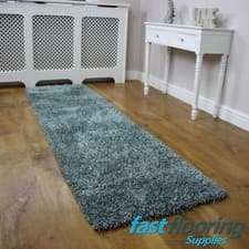 Image of Vienna 520/E56L Aqua Rug *0.60 x 2.30* Polypropylene Hall Runner RRP £89