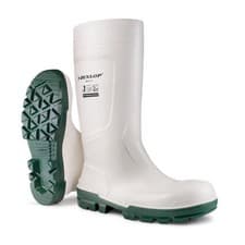 Image of DUNLOP WORK-IT SAFETY PVC WELLINGTON WHITE