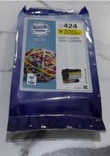 Image of Genuine Brother LC-424 Yellow ink Cartridge For DCP-J1200W J1200WE LC424Y