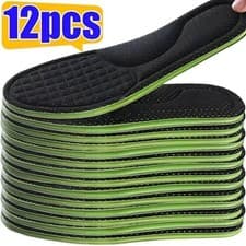 Image of Memory Foam Shoe Insoles Soft Cushion Foot Support Inserts Men Women Trainers UK
