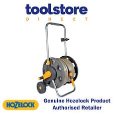 Image of Hozelock 2435 Assembled Reel Cart With 50m Hose Fittings Garden Watering