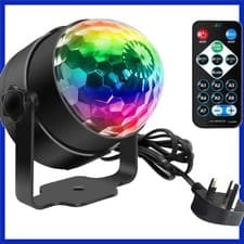Image of Disco Lights, Mini Disco Ball LED Party Lamp Music Controlled Disco DJ 360° R...