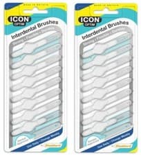 Image of Icon Optim 8's - 2 Packs of 8 Interdental Brushes Size 00 White