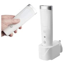 Image of Rechargeable Torch LED Light with Sensor Emergency Detector Night Plug In Lamp