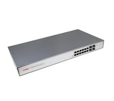 Image of 16 Ports Gigabit PoE Switch 10G Uplink SFP Fiber Slot PoE RJ45 L2+Network Switch