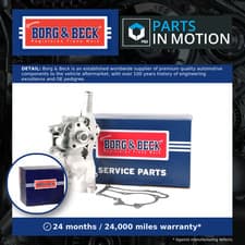 Image of Water Pump fits VAUXHALL CORSA D, E 1.0 1.2 1.4 2009 on Coolant B&B 1334128 New