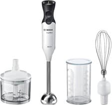 Image of Bosch ErgoMix Hand Blender MS6CA4150G with mini chopper, White/Anthracite