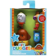 Image of Hey Duggee Tag Roly Norrie 4 Figure Pack CBeebies Toy Set Kids Gift