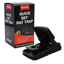 Image of Rentokil Rat Trap Quick Set 1 Pack Easy Traps Rodent Pest Trap Rat Control