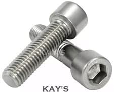 Image of M3 (3mmØ) CAP SCREWS A2 STAINLESS STEEL HEXAGON SOCKET ALLEN KEY BOLTS DIN 912
