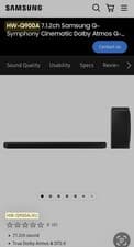 Image of SAMSUNG HW-Q900A  Virtual 7.1.2ch Soundbar Dolby Atmos DTX:S unwanted gift