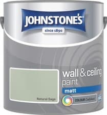 Image of Johnstone's Wall & Ceiling Paint 2.5L Matt Emulsion Smooth Finish Tin All Colors