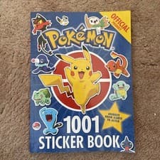 Image of The Official Pokémon 1001 Sticker Book - NEW UNUSED ALL STICKERS INCLUDED - RARE