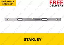 Image of Genuine Stanley STA043648 Fatmax Pro Box Beam Spirit Level 3 Vial 120cm 48"