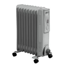 Image of Daewoo Oil Filled Radiator 9 Fin 2000W Portable Heater Adjustable Thermostat