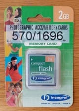 Image of Integral 2GB Compact Flash CF Memory Card DSLR Cameras