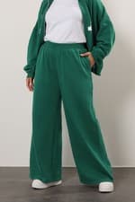 Image of Yours Curve Women's Plus Size 'LA' Wide Leg Joggers