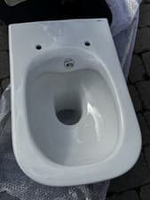 Image of Roca Gap 34647L000 White Rimless Wall-Hung Toilet Pan